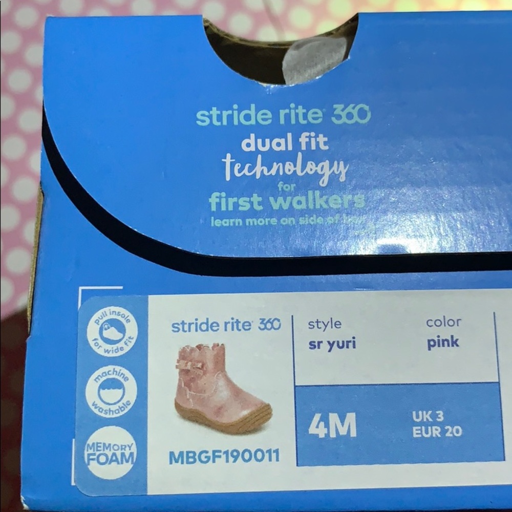 Stride Rite Pink Booties - Picture 6 of 6